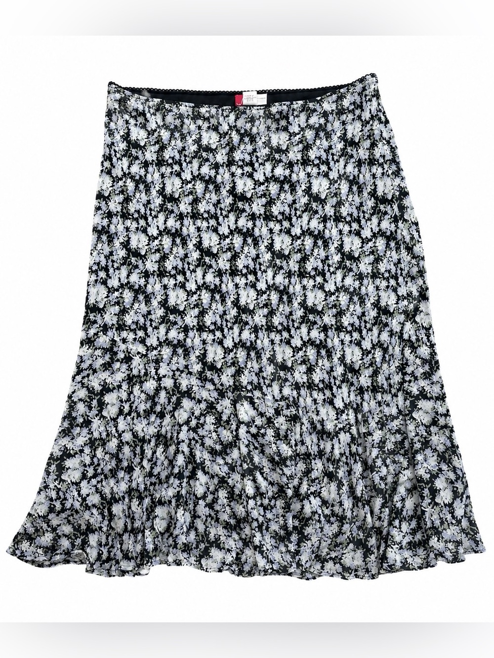 Floral midi skirt
